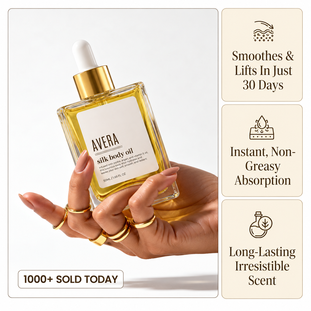 AVERA Radiance & Firming Silk Body Oil